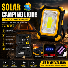 Solar Camping Light Toolbox